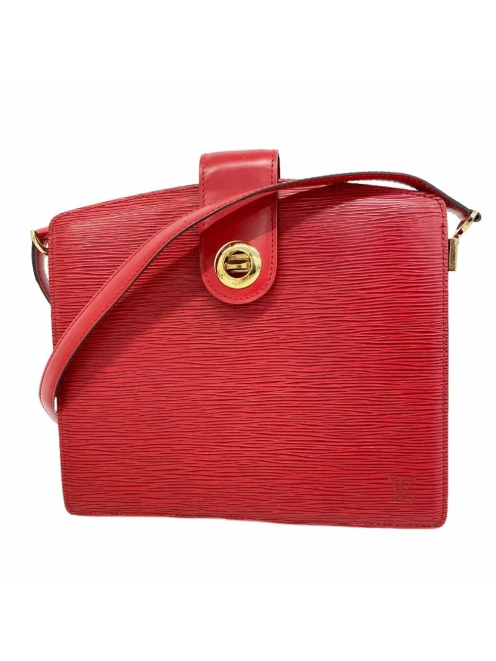 Louis Vuitton Shoulder Bag Epi Capuchin Castilian